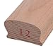 Yibuy Bass Guitar Fretboard Sanding Wood Block 12# Guitar Radius Sanding Block Tool for DIY