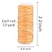 JANYUN 12 Colors 150D Leather Sewing Waxed Thread Cord for Leather Craft DIY, 1mm Diameter, Each of 13 Yards