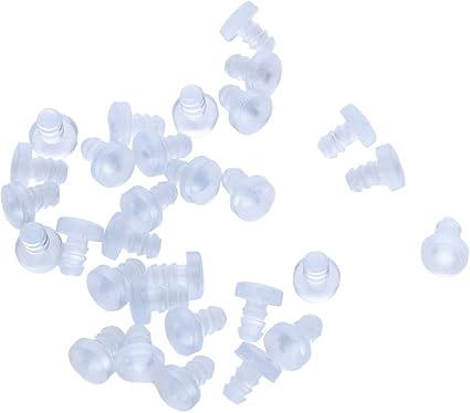 Yeahdor 30 Stück Anschlagpuffer Gummi Dämpfer Transparent Gummipuffer