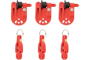 YUNNLEZT 6Pcs Heavy Tension Snap Release Clip Planer Board Release Clips for Offshore Fishing Tackles Trolling Downrigger Clips
