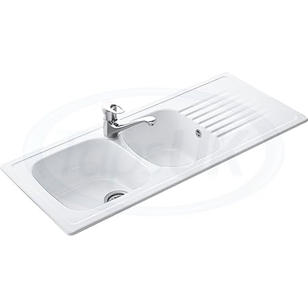 Villeroy Boch Targa 80 2 0 Bowl White Ceramic Kitchen Sink No
