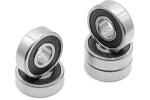 5PCS S6000RS 10x26x8mm Stainless Steel ABEC-7 Deep Groove Ball Bearing S6000 S6000RS Stainless Steel Bearings