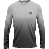Made in USA Fishing Shirts for Men Long Sleeve Lightweight Dri Fit UPF 40+ Sun Protection Quick Dry Running Hiking Tshirts