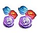 CELLTEK® Valentine's Day Gift Flameless Candles ,6-Battery Powered, Waterproof, Color Changing (7 Colors) LED Romantic Rose Flower Night Light Floating Candle.