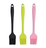 3-Pack Silicone Basting Pastry Brush for Baking