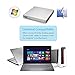 VicTsing Portable CD Drive, Slim External CD-RW Drive DVD-R Combo Burner Player for Laptop Notebook PC Desktop Computer, Silver