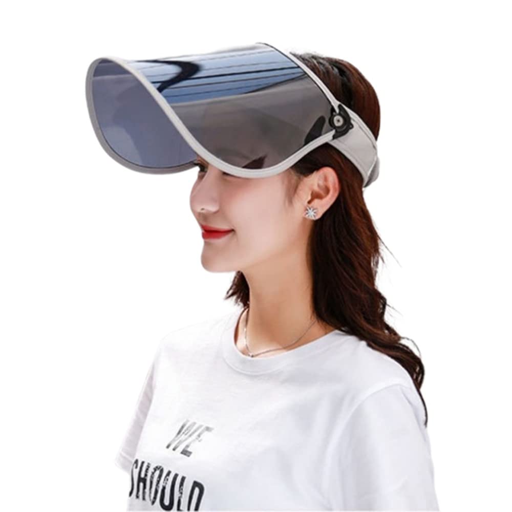 Photo 1 of WITHMOONS Sunblock UV Protection Visor Sun Shield Face Shield Hat Full Face Shield Grey
