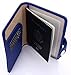 ZOPPEN Rfid Blocking Travel Passport Holder Cover Slim Id Card Case, #2 Prussion Blue