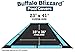 Buffalo Blizzard Deluxe 18 ft x 36 ft Rectangular Winter Pool Cover | Blue/Black | Closing Inground Swimming Pools | Easy to Install | Heavy Duty, Cold & UV Resistant | Shields from Seasonal Debris