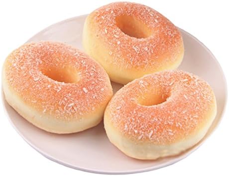3 Pec Realistic Doughnuts Bread Set Simulated donuts Artificial Food for Display Funny Prop Cake