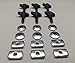 Set of 6 ea Easy On Off Hard Top Fasteners Nuts Bolts KIT/FITS 1997 to 2006 Jeep Wrangler TJ