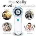 6 in 1 Waterproof Electric Facial & Body Cleansing Brush with 2 Speeds Setting for Skin Care, Include Detachable Handle & 5 Brush Head and Cute Cosmetic Bag (blue)