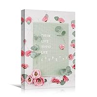 Canvas Wall Art Panel Quotes Bedroom Industrial Inspirational Modern Art Multicolor Neon Photography Quotes Urban - 12x18 inches