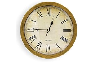 Wall Clock Diversion Safe, Vintage Creativity Decor Clock Diversion Safe Round Secret Money Storage with Hidden Compartment f