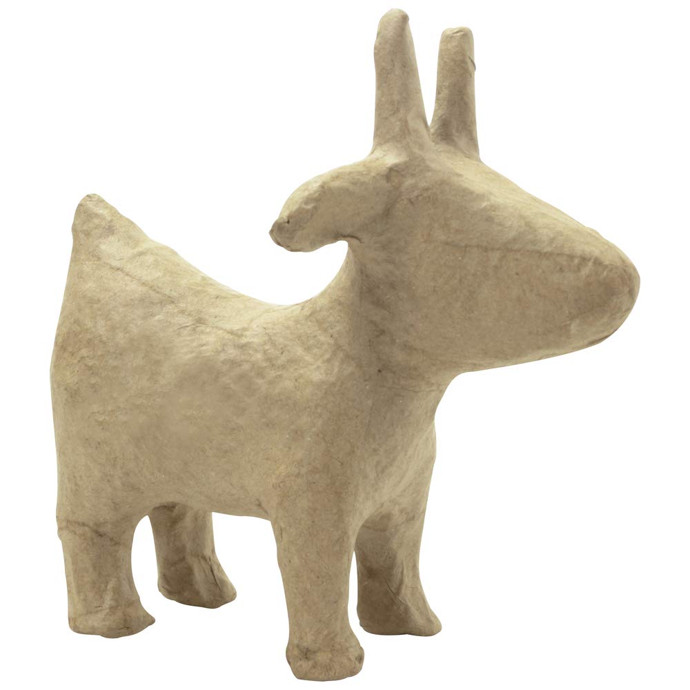 Décopatch - Ref AP180C - Chinese Horoscope Goat - Small Papier Maché Object to Decorate - 11.5 x 7 x 10cm - Decorate with Décopatch Papers & PaperPatch Glue, Glitter, Paints