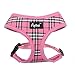 PUPTECK Soft Mesh Dog Harness and Leash Set Pet Puppy Cat Comfort Padded Vest No Pull Harnesses, Pink, M