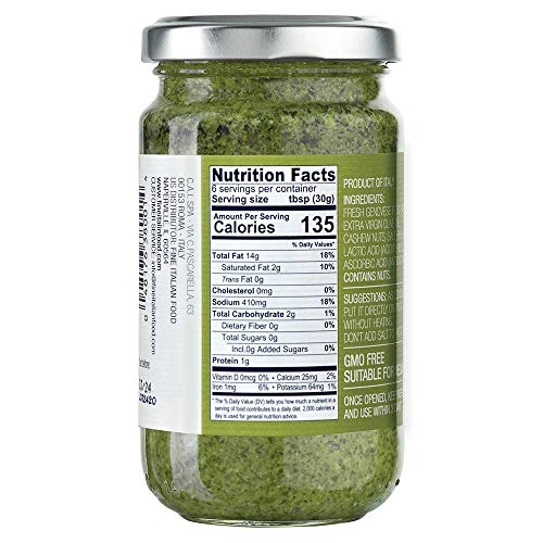 COMPAGNIA SANREMO PESTO DOP BASIL PESTO, 6.7 OZ