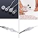 Aukora Christmas Lights Outdoor, UL Plug Halloween Lights Outside, LED Meteor Shower Lights, 11.8in 8 Tubes 192 LEDs - for Xmas, Wedding, Party, Holiday, Garden, Tree Decoration（Blue、Red、Green）