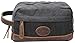 IBLUE Canvas Leather Travel Kit Toiletry Bag Shaving Dopp Case #b96 (grey)