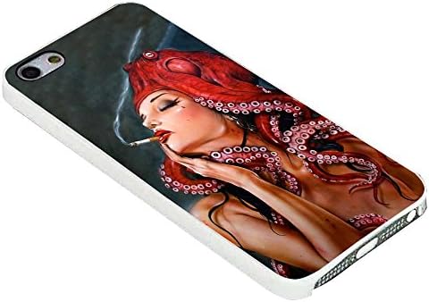 Tattooed Octopus Sigaret for Iphone Case (iphone 6s plus white)