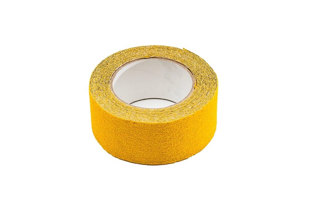 3M Universal Anti-Slip Tape, Yellow, 50 mm x 20 m, Roll | 1/case | for most shoe traffic applications