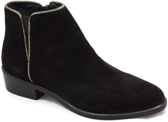 Kanna Serraje Ankle Boots Black