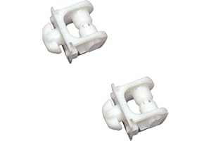 NUHFUFA Shock Rod Retaining Clips for Washing Machine Drum Shock Absorber Bracket Fixing Buckle Compatible with Pana-sonic/Whirl-pool/Hi-sense Washers(2 PCS)