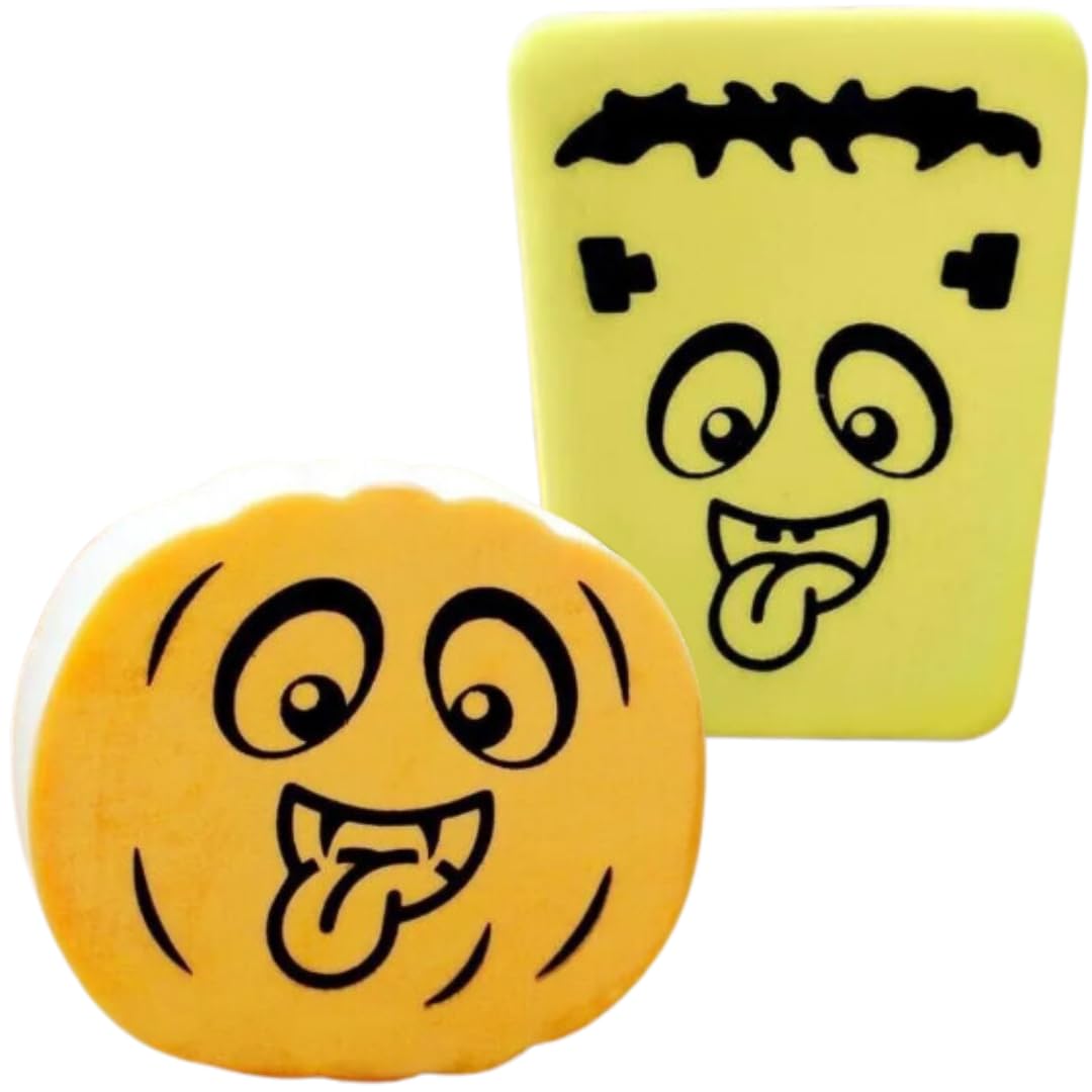 Funny Face Spunj Sponge Bundle – 2 Pads. Perfect for Fun Spring Cleaning.