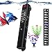 Betta Fish Tank Heater, 25W Mini Aquarium Heaters Free 2 Artificial Plants 1 Stick-on Thermometer Strip 2 Suction Cups, Water Warmer Temperature Controller Smart Thermostat for 3-5 Gallon Tank