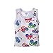 DANROL Baby Boys 5 Pack Carton Print Sleeveless Tank Tops 100% Cotton 6 Months