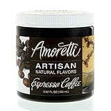 Amoretti Natural Artisan Flavor Espresso Bean, 5.62 Fluid Ounce