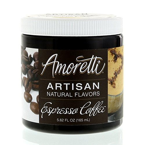 Amoretti Natural Artisan Flavor Espresso Bean, 5.62 Fluid Ounce