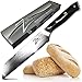 Zelite Infinity 8 Inch Serrated Bread Knife - Razor Sharp Japanese AUS-10 Super Steel 67-Layer Damascus Knife; Sourdough & Gift Box