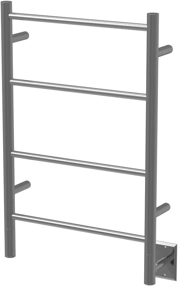 Jeeves Electric I Straight Towel Warmer Brushed Stainless, 20-1/2" W X 31" H