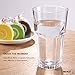 MICHLEY 8pcs Unbreakable Clear Tritan Plastic Glasses,Shatterproof, Reusable, Dishwasher Safe, four 9-ounce Rocks and four 12-ounce Water