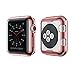 Smiling Case for Apple Watch 38mm With Buit in TPU Screen Protector All-around Protective Case High Definition Clear Ultra-Thin Cover for Apple watch 38mm Series 3 and Series 2