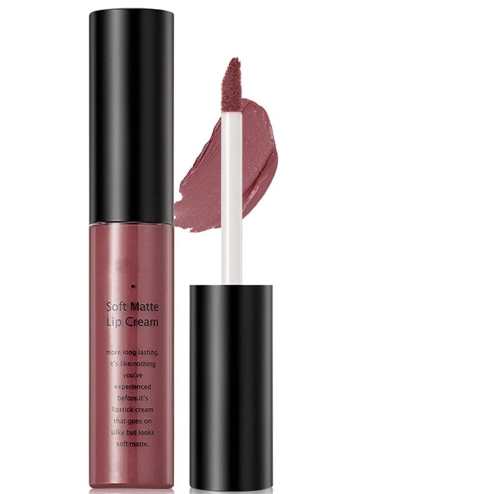 Woleeup Matte Plumping Lip Gloss Plumper - Liquid Lipstick - Lip Gloss - 13.5g - Plum