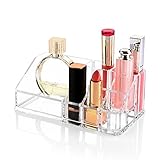Acrylic Makeup Organizer, Zanbase Jewelry & Cosmetic Storage Display Boxes for Lipstick, Brushes, Bottles
