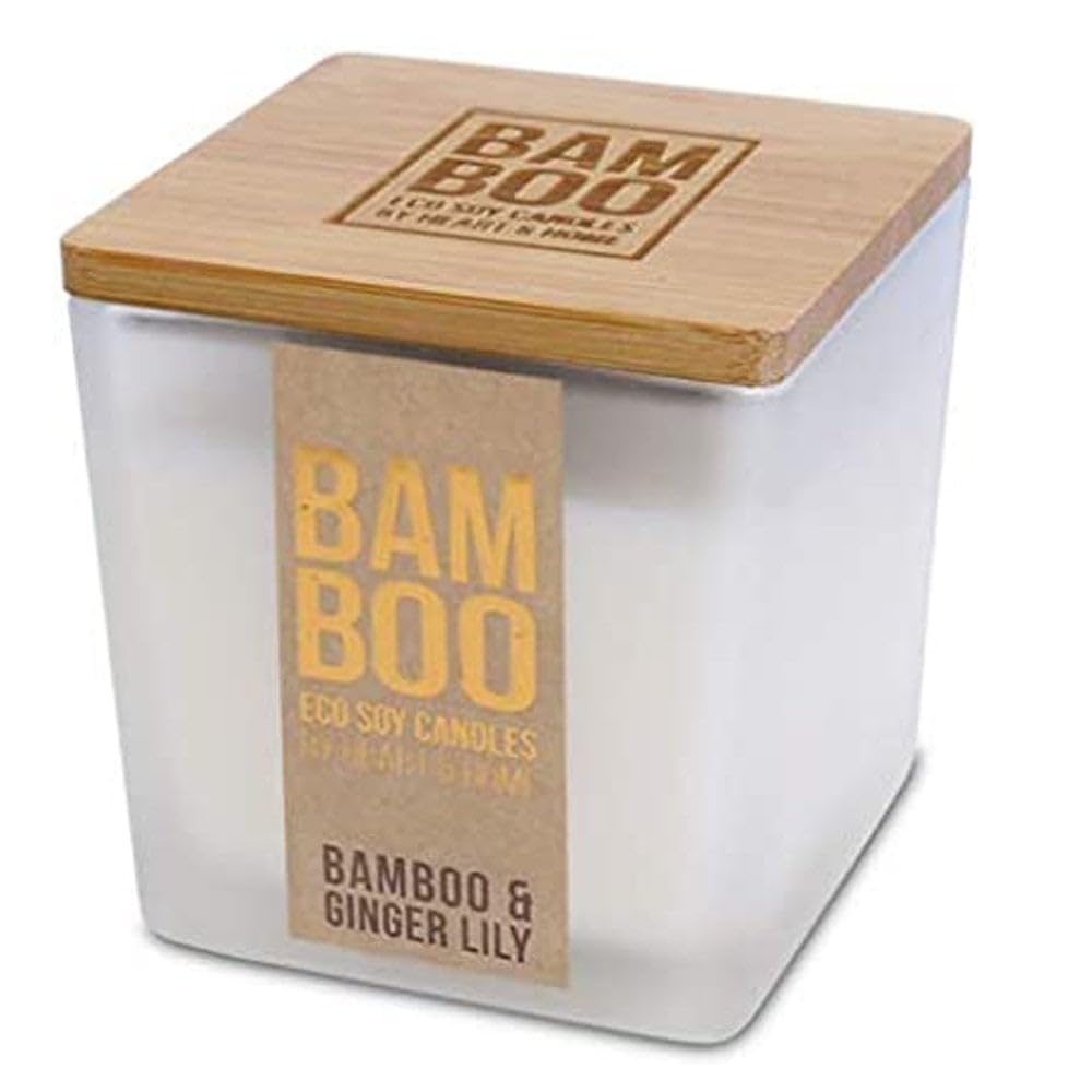 Heart & Home Bamboo Small Jar - Bamboo & Ginger Lily