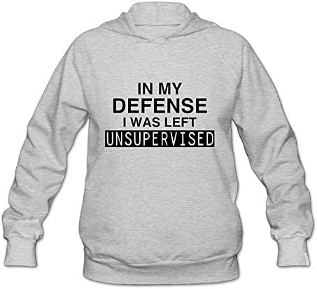 XLTFFCK Adult Classic Fashion In My Defense I Was Left Unsupervised Hoodie For Mens