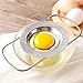 DSWW Stainless Steel Egg Separator Telescopic Egg White Yolk Filter for Cooking Kitchen Gadget (Telescopic)