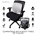 Coop Home Goods - Memory Foam Lumbar Support Back Cushion - Infused with Bamboo Charcoal- Professional Design-Ventilated to Stay Cool with Adjustable Stay Put Strap Orthopedic Pain Relief