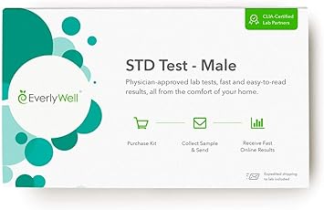 Amazon Com Everlywell Male Std Test At Home Clia Certified