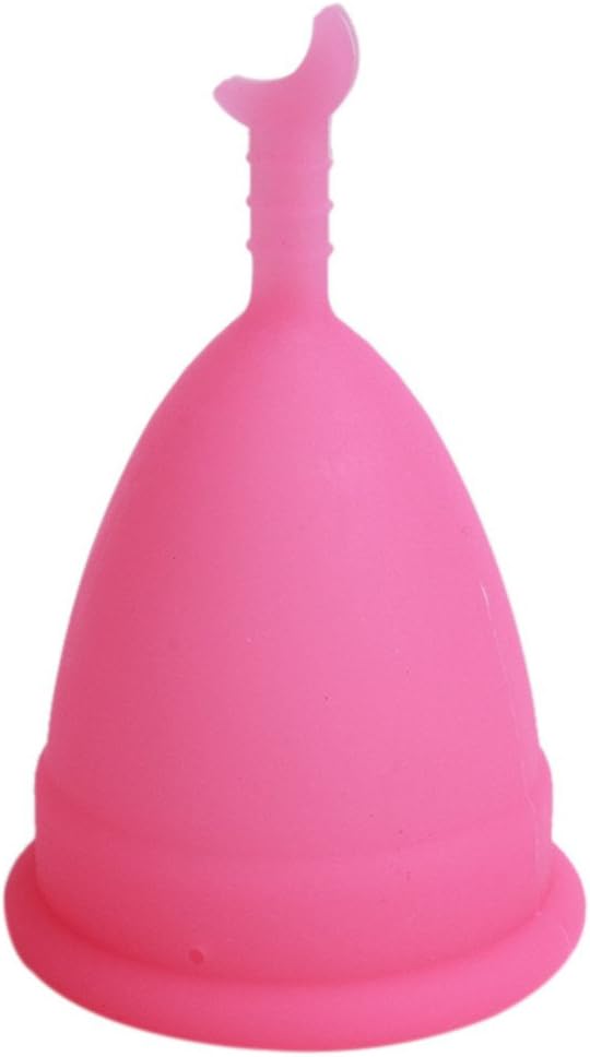 Hengsong Reusable Feminine Protection Cup Menstrual Cup 12 Hours (Big, Pink)