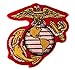 USMC Globe Marine Corps Emblem Embroidered Patch HONFLB1547