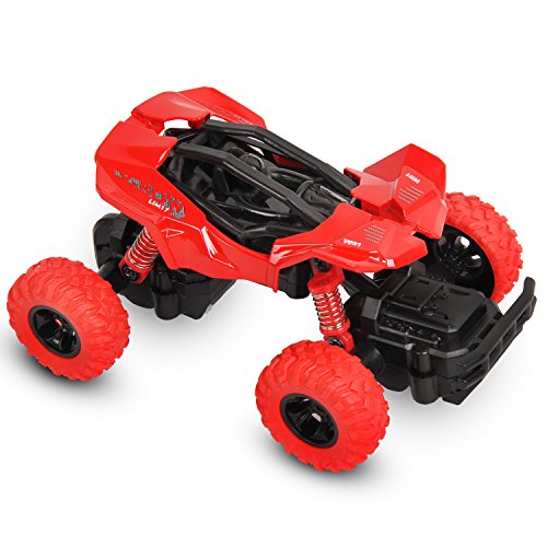Af-tigonhw Pull Back Cars Alloy Diecast Monster Truck Race Car Buggy Functions Toy Vehicles with High Speed Gift for Kids and Toddlers 1:36 Scale