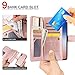 PASONOMI iPhone X Case, iPhone X Wallet Case with Detachable SlimCase - [Folio Style] PU Leather Wallet case with ID&Card Holder Slot Wrist Strap for Apple iPhone X 5.8 inch 2017 (Rose Gold)
