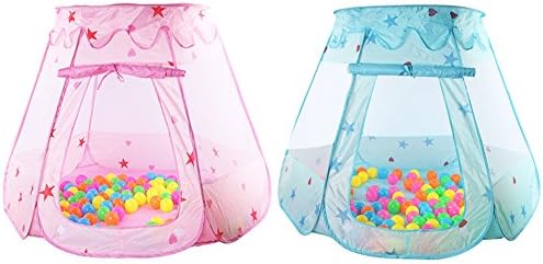AP Shop, Play tent for kids, 1209070CM Playhouses For Kids, Baby Play Pool Folded Portable Kids Outdoor Game Hut Pool. (Pink Color)