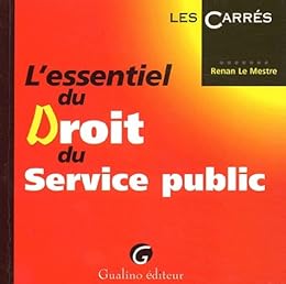 L' essentiel du droit du service public