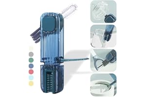 VIDONIO 4 in 1 Cup Lid Gap Cleaning Brush, Multifunctional Insulation Bottle Cleaning Tools, Mutipurpose Tiny Silicone Cup Holder Cleaner, Home Kitchen Cleaning Tools